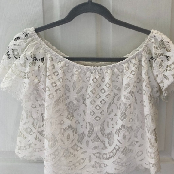 Express Lace Crop Top - Picture 4 of 4
